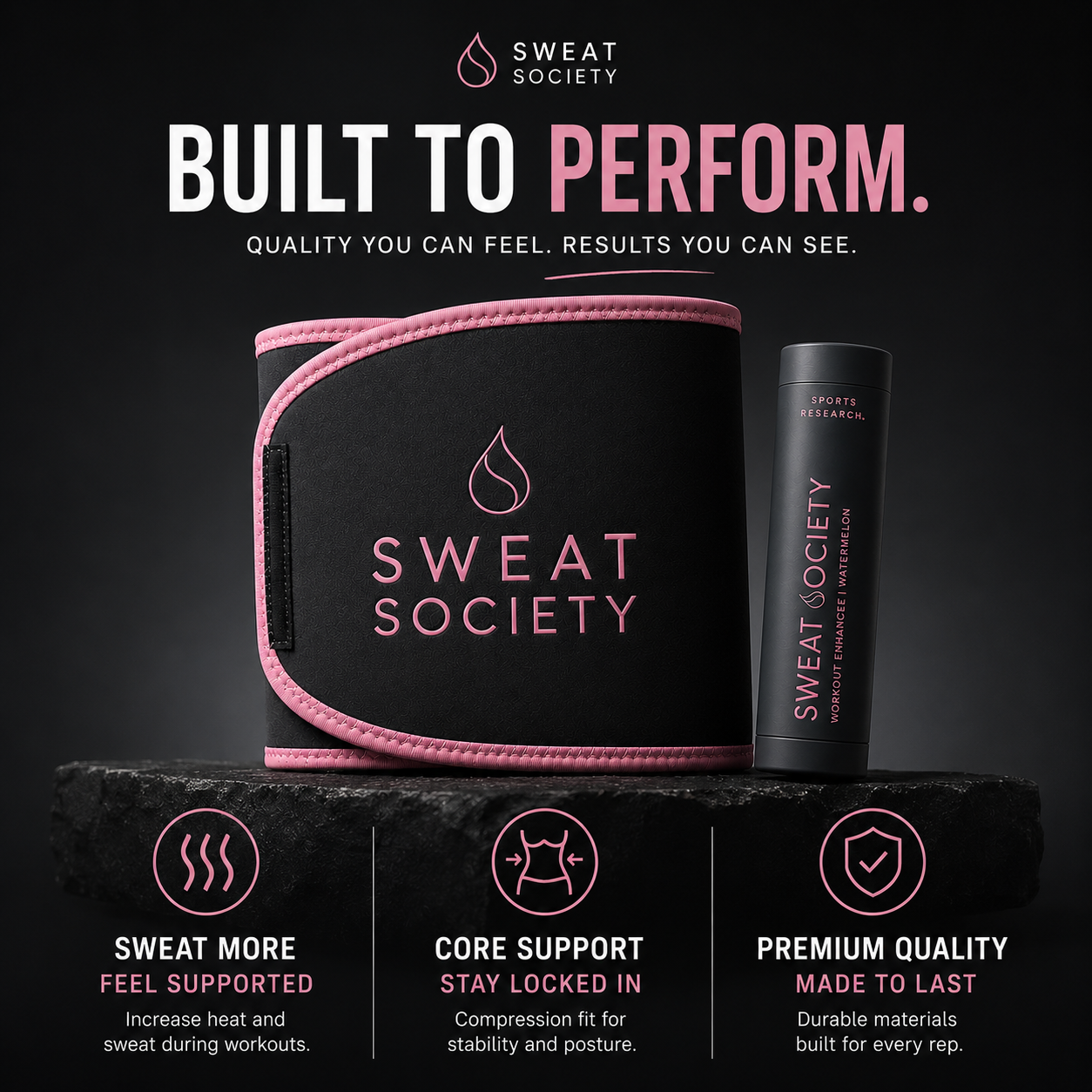 Sweat Society™ Waist Trimmer